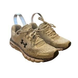 Under Armour HOVR Womens Infinite 2 Shoes Size 7.5 White Black Running Walking